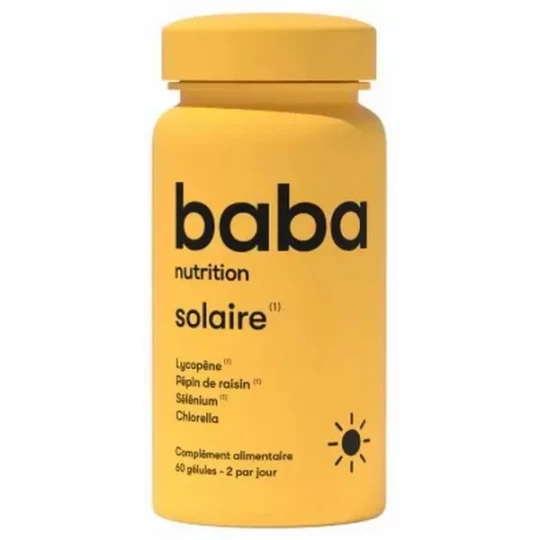 BABA Nutrition Solaire Gélules x 60