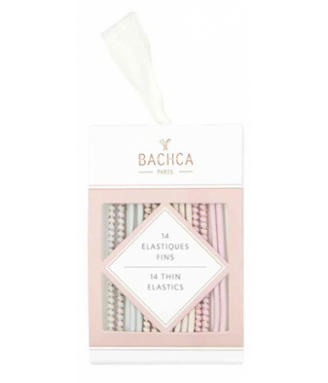 Bachca Elastiques Fins Pastels et Lurex Bachca x 14