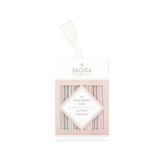 Bachca Elastiques Fins Pastels et Lurex Bachca x 14