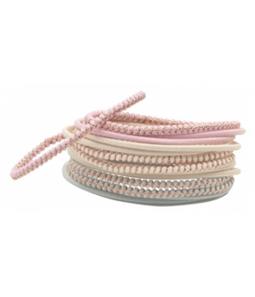 Bachca Elastiques Fins Pastels et Lurex Bachca x 14