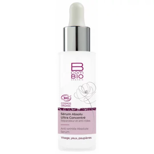 BcomBIO Sérum Absolu Ultra Concentré Visage Yeux et Paupieres Bio 30 ml