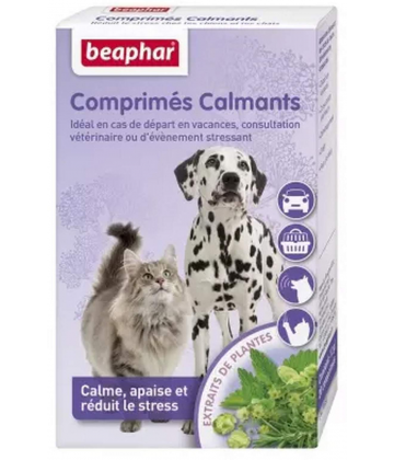 Beaphar Comprimés Calmants pour Chiens et Chats Comprimés x 20