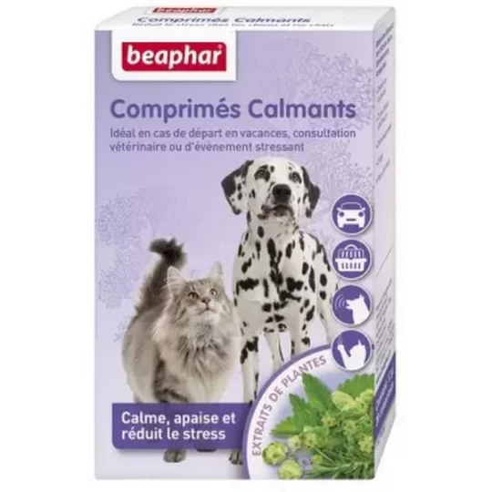 Beaphar Comprimés Calmants pour Chiens et Chats Comprimés x 20