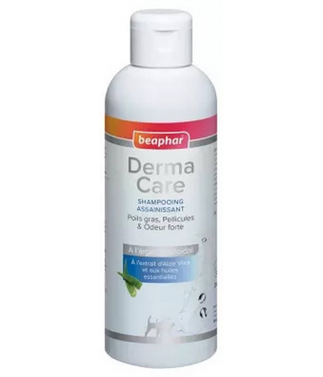 Beaphar DermaCare Shampoing Assainissant Chats et Chiens 200 ml