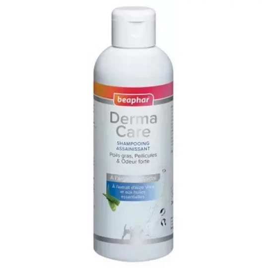 Beaphar DermaCare Shampoing Assainissant Chats et Chiens 200 ml