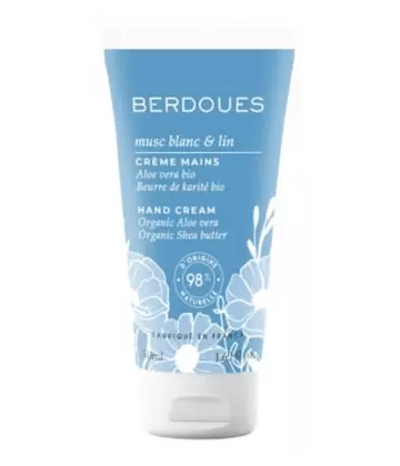 Berdoues Crème Mains Musc Blanc & Lin 50 ml