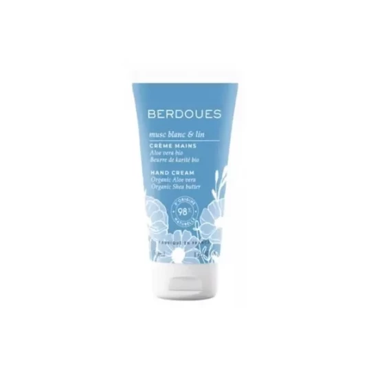Berdoues Crème Mains Musc Blanc & Lin 50 ml