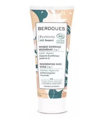 Berdoues Masque Gommage Régénérant Probiotic 75 ml