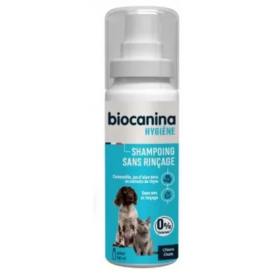 Biocanina Hygiene Shampoing Sans Rinçage pour Chiens et Chats 100 ml