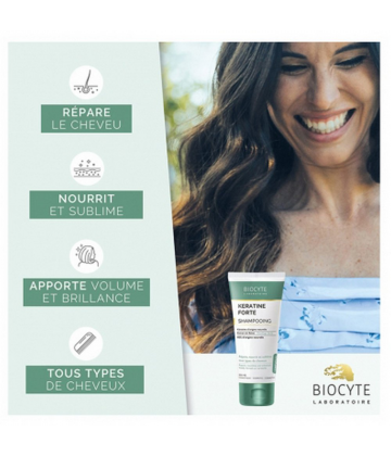 Biocyte Keratine Forte Shampoing 200 ml