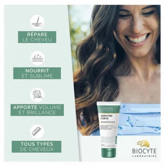 Biocyte Keratine Forte Shampoing 200 ml - image 2