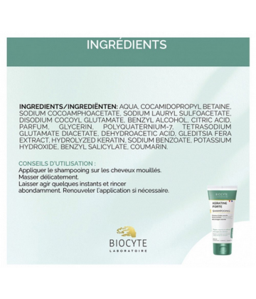 Biocyte Keratine Forte Shampoing 200 ml
