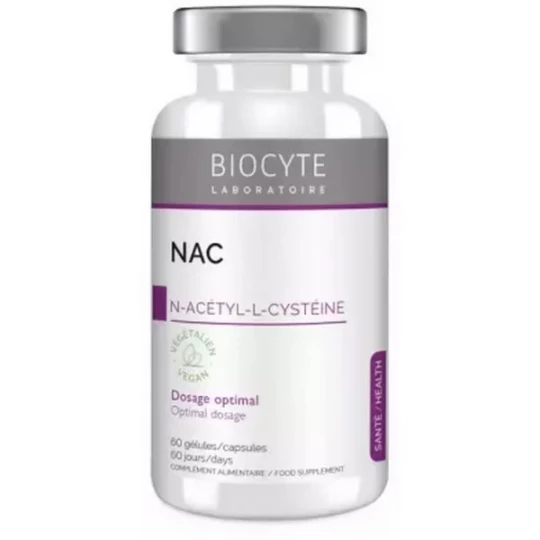Biocyte NAC N-Acétyl-LCystéine Gélules x 60