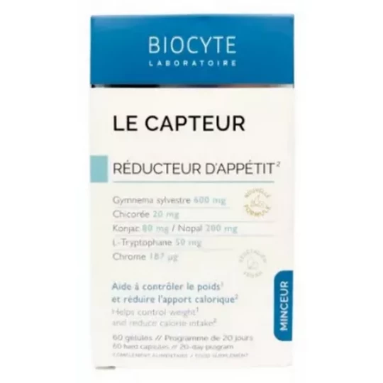 Biocyte Le Capteur Réducteur d'Appétit Gélules x 60