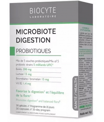 Biocyte MicroBiote Digestion Gélules x 30
