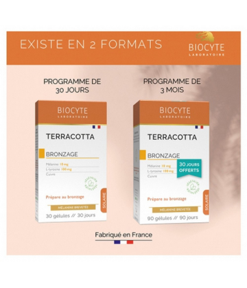 Biocyte Terracotta Bronzage Gélules x 90
