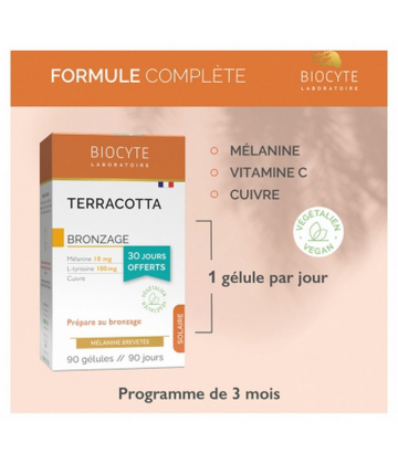 Biocyte Terracotta Bronzage Gélules x 90