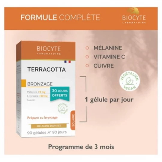 Biocyte Terracotta Bronzage Gélules x 90 - image 5