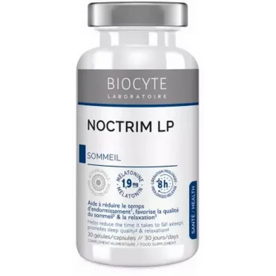 Biocyte Noctrim LP Sommeil Mélatonine 19 mg Gélules x 30