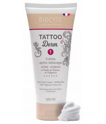 Biocyte Tattoo Derm 1 Crème Après-Tatouage Apaise et Hydrate 100 ml