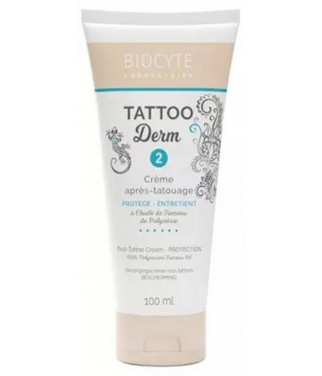 Biocyte Tatto Derm 2 Crème Après-Tatouage Protege et Entretient 100 ml