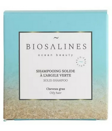 Biosalines Shampoing Solide à l'Argile Verte 75 g