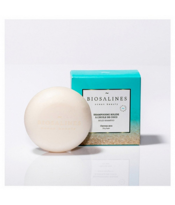 Biosalines Shampoing Solide à l'Huile de Coco 75 g