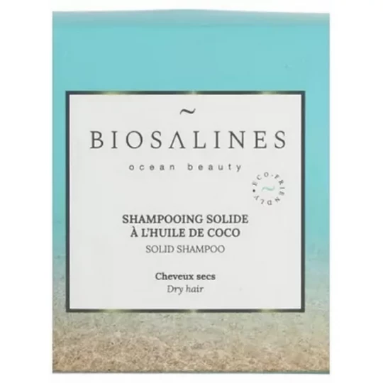 Biosalines Shampoing Solide à l'Huile de Coco 75 g