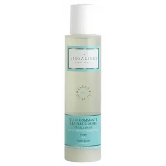 Biosalines Huile Gommante à la Fleur de Sel de l'Ile de Ré 150 ml