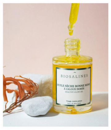Biosalines Huile Sèche Bonne Mine à l'Algue Dorée 30 ml