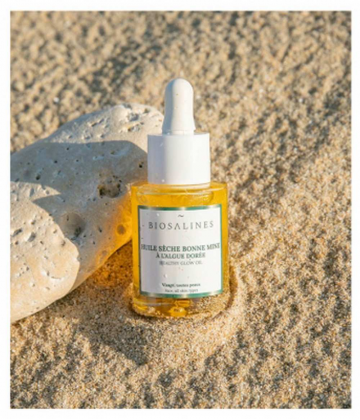 Biosalines Huile Sèche Bonne Mine à l'Algue Dorée 30 ml