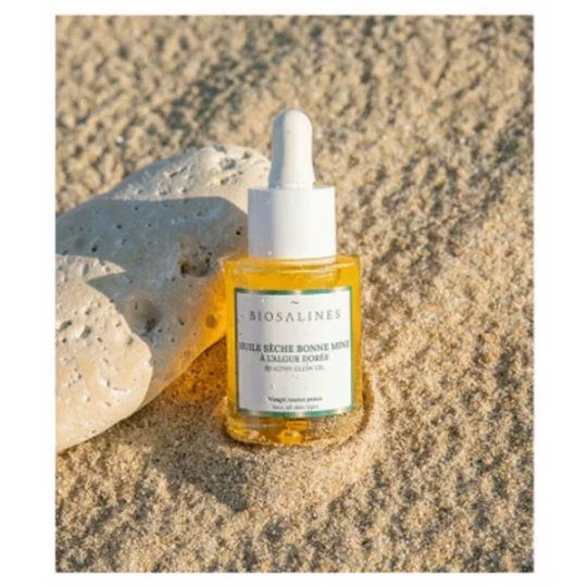 Biosalines Huile Sèche Bonne Mine à l'Algue Dorée 30 ml - image 4