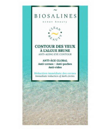 Biosalines Contour des Yeux Anti-Âge à l'Algue Brune 15 ml