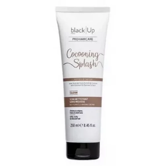 Black Up Soin Nettoyant Sans Mousse Cheveux Texturés Cocooning Splash 250 ml
