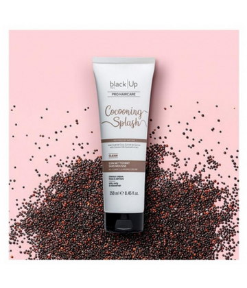 Black Up Soin Nettoyant Sans Mousse Cheveux Texturés Cocooning Splash 250 ml - image 2