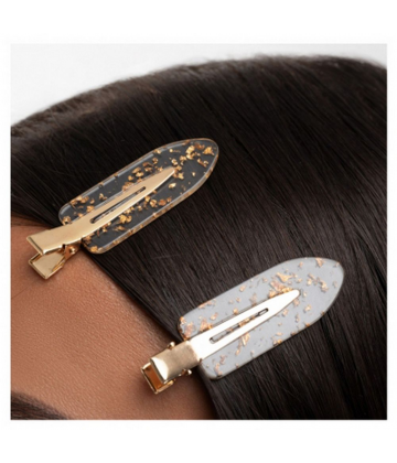 Brushworks Barrettes à Paillettes Sans Plis Barrettes x 6