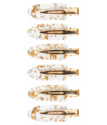 Brushworks Barrettes à Paillettes Sans Plis Barrettes x 6