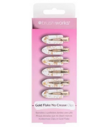 Brushworks Barrettes à Paillettes Sans Plis Barrettes x 6