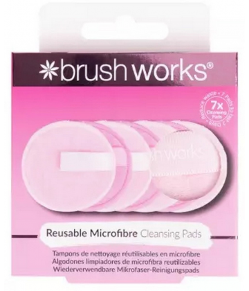 Brushworks Tampons de Nettoyage Réutilisables x 7