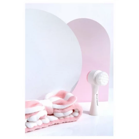 Brushworks Bandeau de Maquillage + Brosse Nettoyante Visage de Luxe - image 3