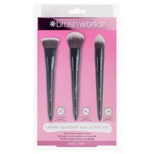 Brushworks Set de Pinceaux Contour et Fard