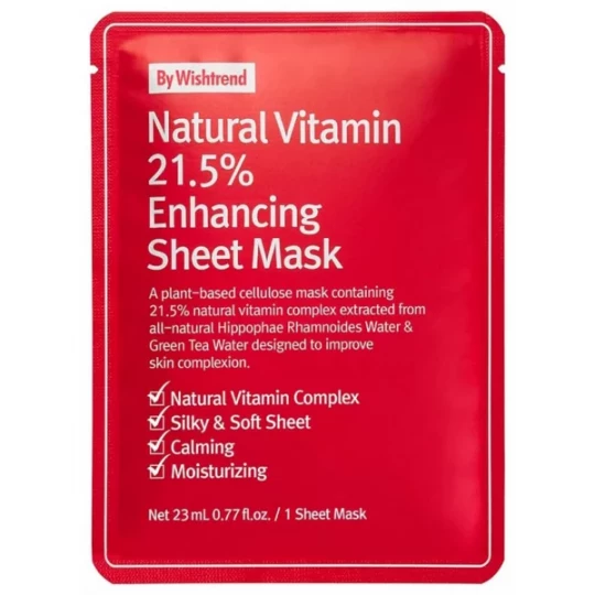 By Wishtrend Masque Visage Vitamines Naturelles 215% 23 ml