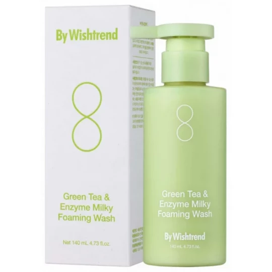 By Wishtrend Mousse Nettoyante Lactée Green Tea & Enzyme 140 ml