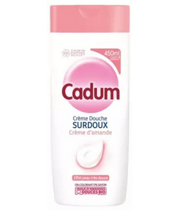 Cadum Crème Douche Surdoux Crème d'Amande 450 ml