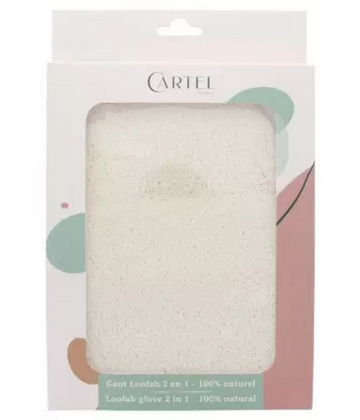 Cartel Paris Gant Loofah 2 en 1 - Couleur : Bordure Blanche