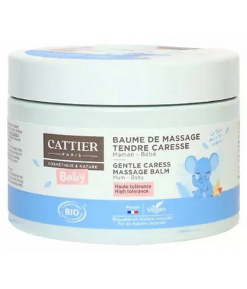 Cattier Baby Baume de Massage Tendre Caresse Bio 100 g