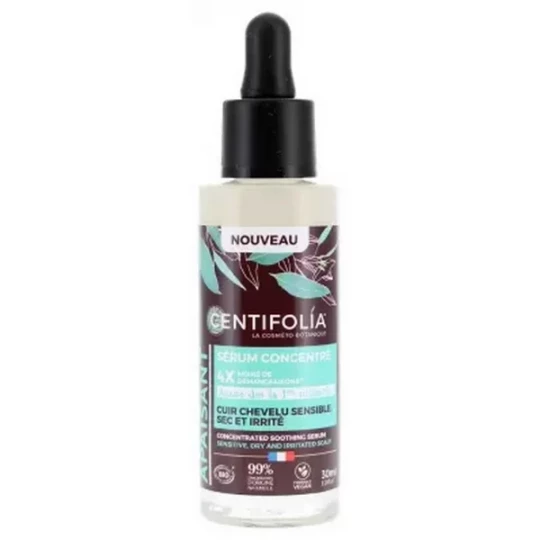Centifolia Sérum Concentré Cuir Chevelu Sensible Sec et Irrité Bio 30 ml