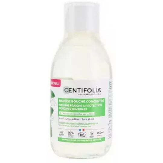Centifolia Bain de Bouche Concentré Haleine Fraiche et Gencives Sensibles Bio 250 ml