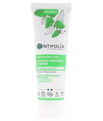 Centifolia Dentifrice Fluor Haleine Fraiche Intense Bio 75 ml