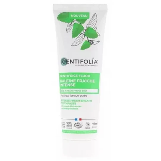 Centifolia Dentifrice Fluor Haleine Fraiche Intense Bio 75 ml